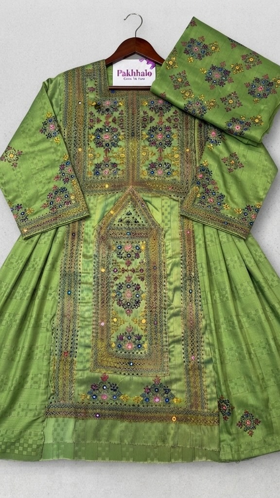 New Article Handmade Balochi Dress. Pure Perfection In Every Detail 😍🥳 Best For Balochi Weddings & Functions ♥️ #balochihandmade #handmadedress #pakhbalo | PakhBalo