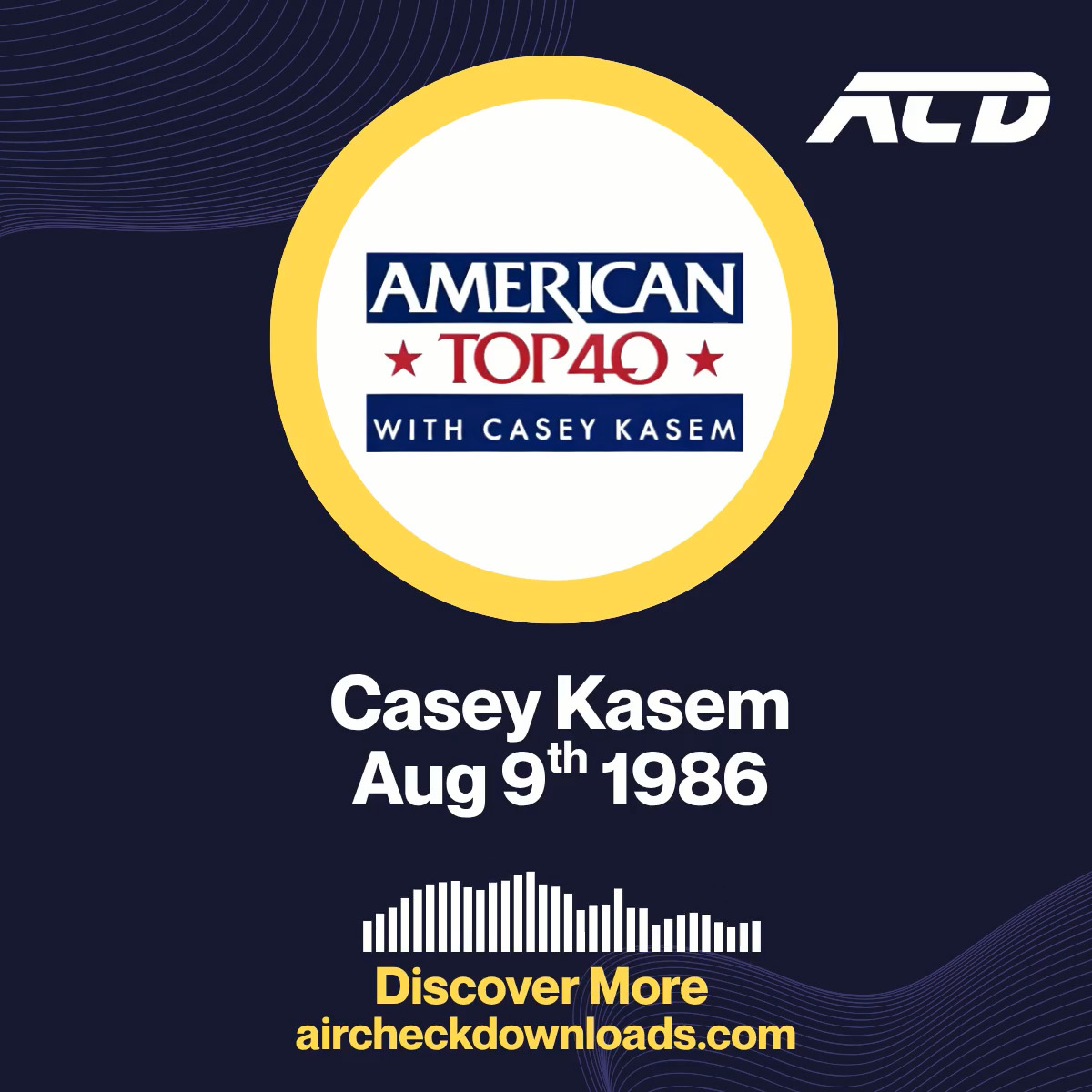This day 1986 : American Top 40 with Casey Kasem. | Aircheck Downloads