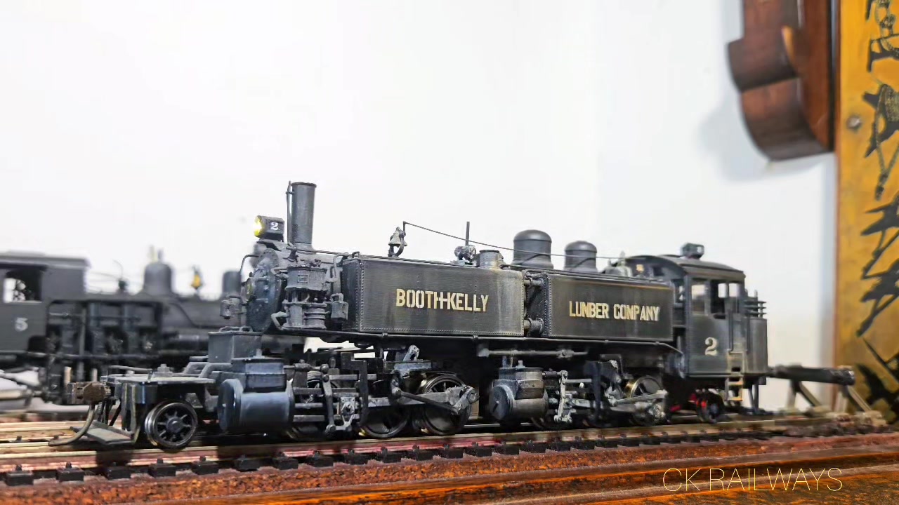 My Northwest Short Line Booth Kelly Lumber co Baldwin 2-6-6-2T