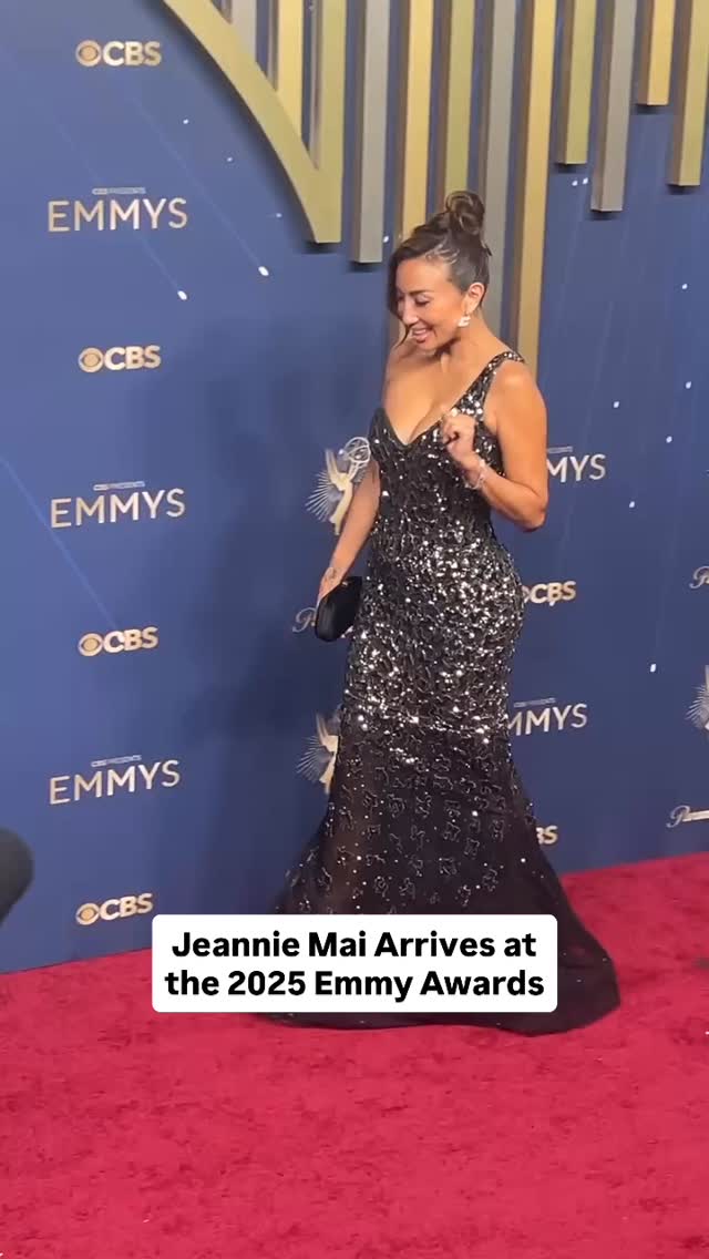 jeannie mai blue dress Lights Up the Red Carpet at the 2025 Emmy Awards Fashion Size:XXS / US 0 Long Black Sweetheart Prom maddie12225