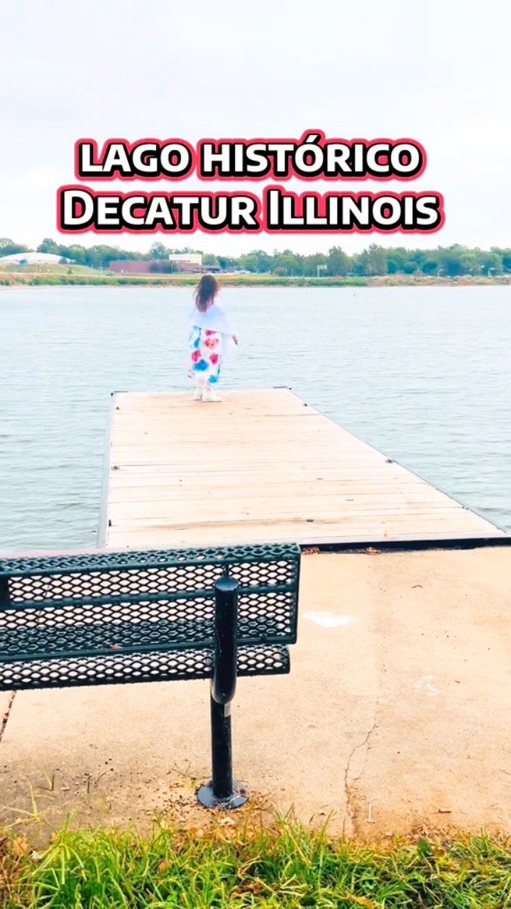 El lago histórico de Decatur, Illinois, es Lake Decatur, un embalse ...