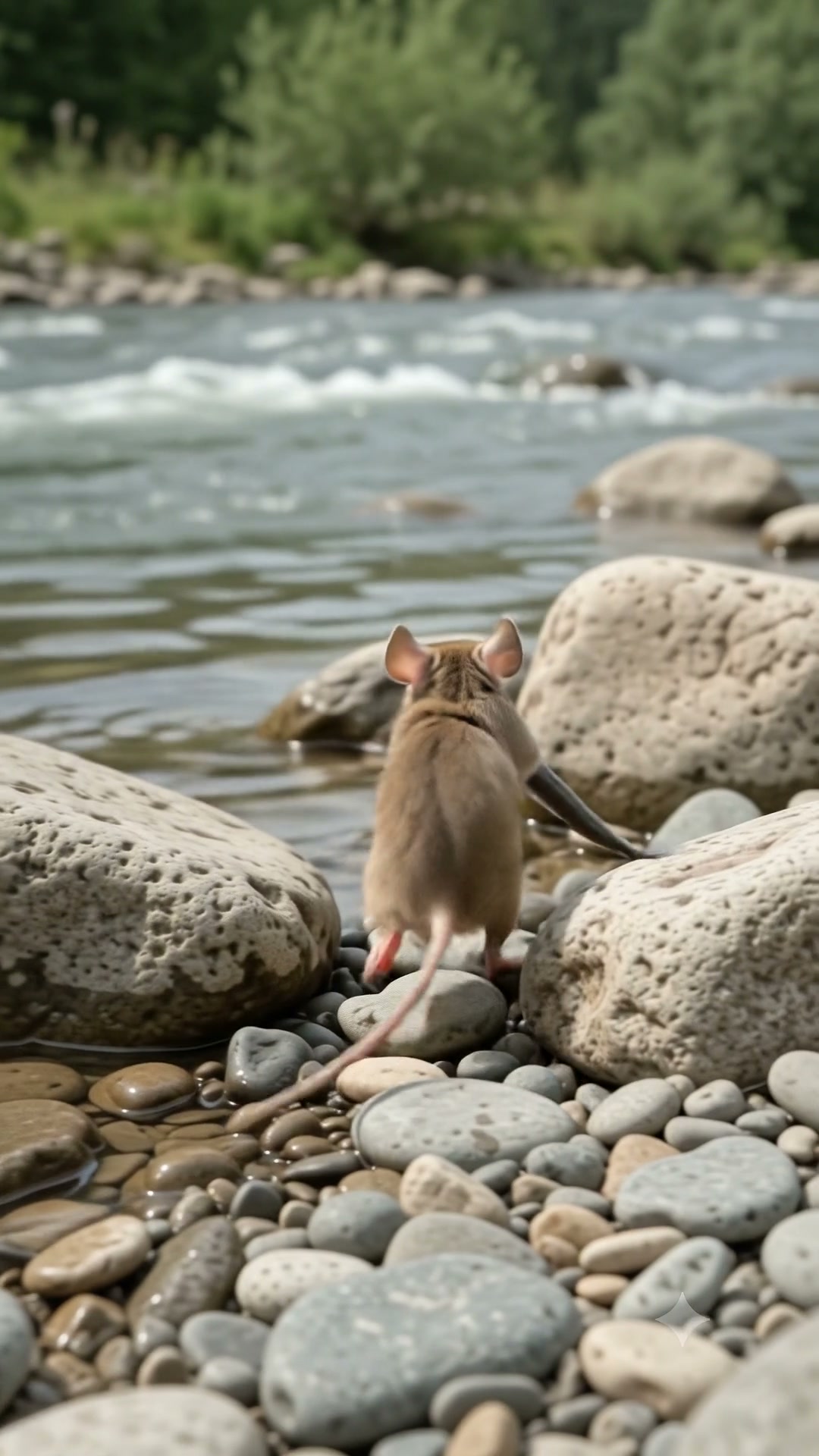 The kissing mouse, short but sweet | The Mouse family that live by