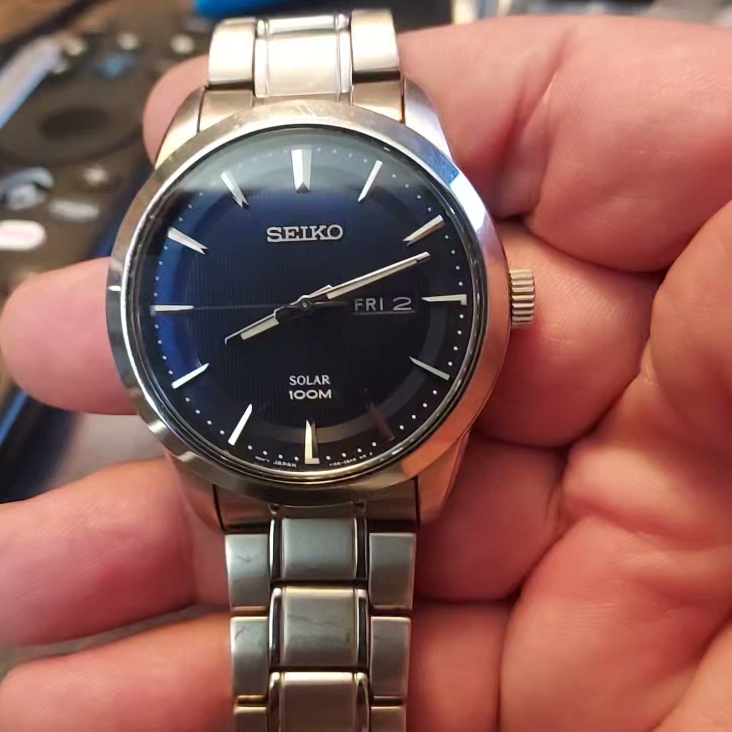 時計 SEIKO SOLAR DIVER'S D-6 Got this cool solar seiko watch | Jose's eye catching unique Antiquez