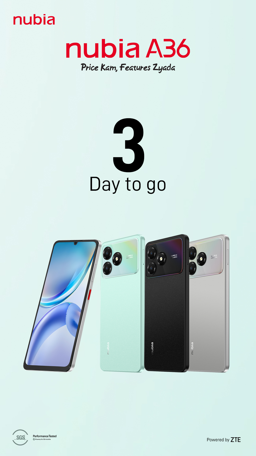 nubia A36 is offering amazing AI experience with Google Gemini