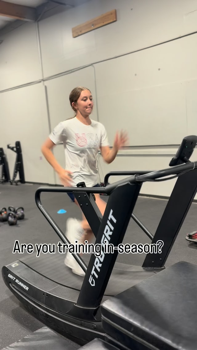 Training doesn't stop when the season starts—that's when it