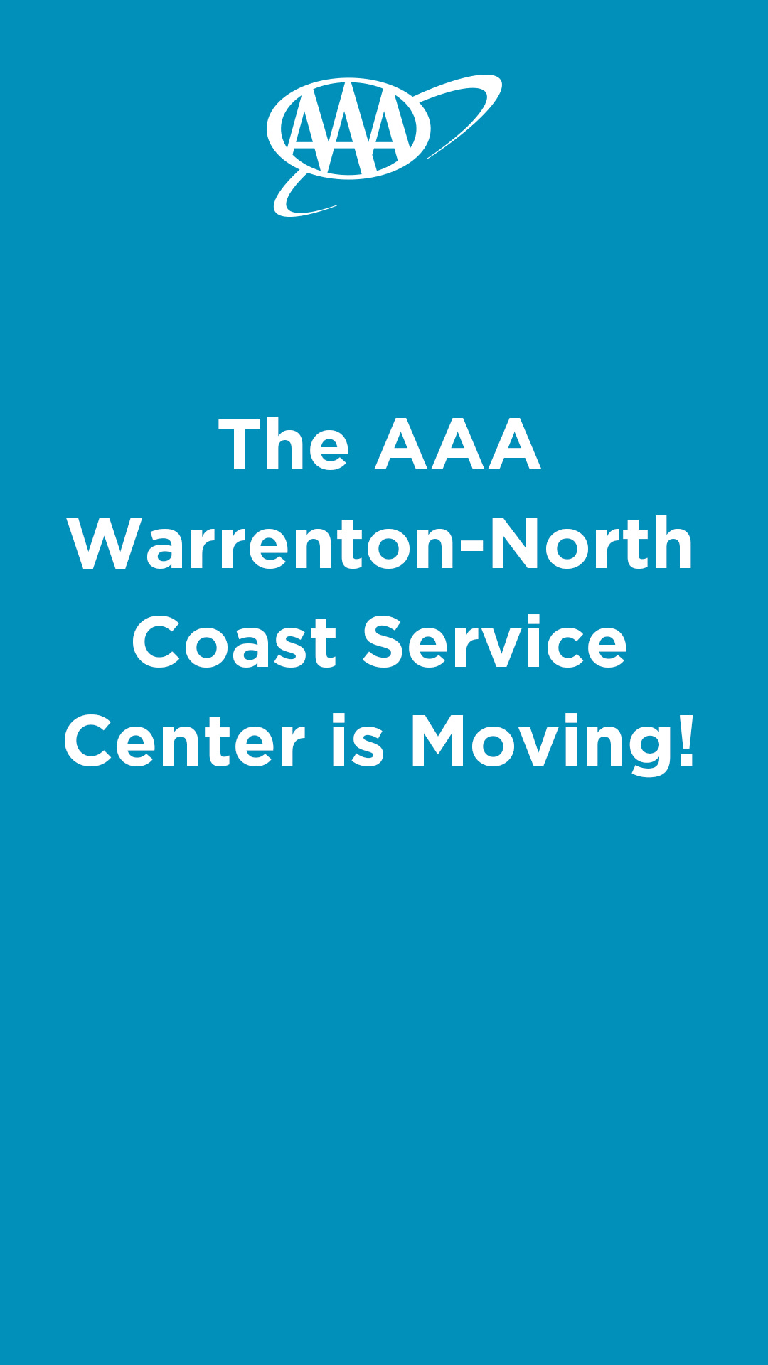 Attention, AAA members! Our AAA Warrenton - North Coast Service Center ...