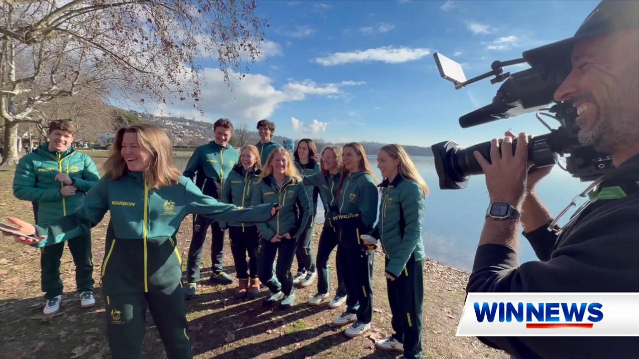 The first wave of Aussie athletes have arrived in Italy just under two ...