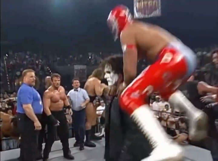 One of the best Royal Rumble eliminations ever. Sid absolutely rocked ...