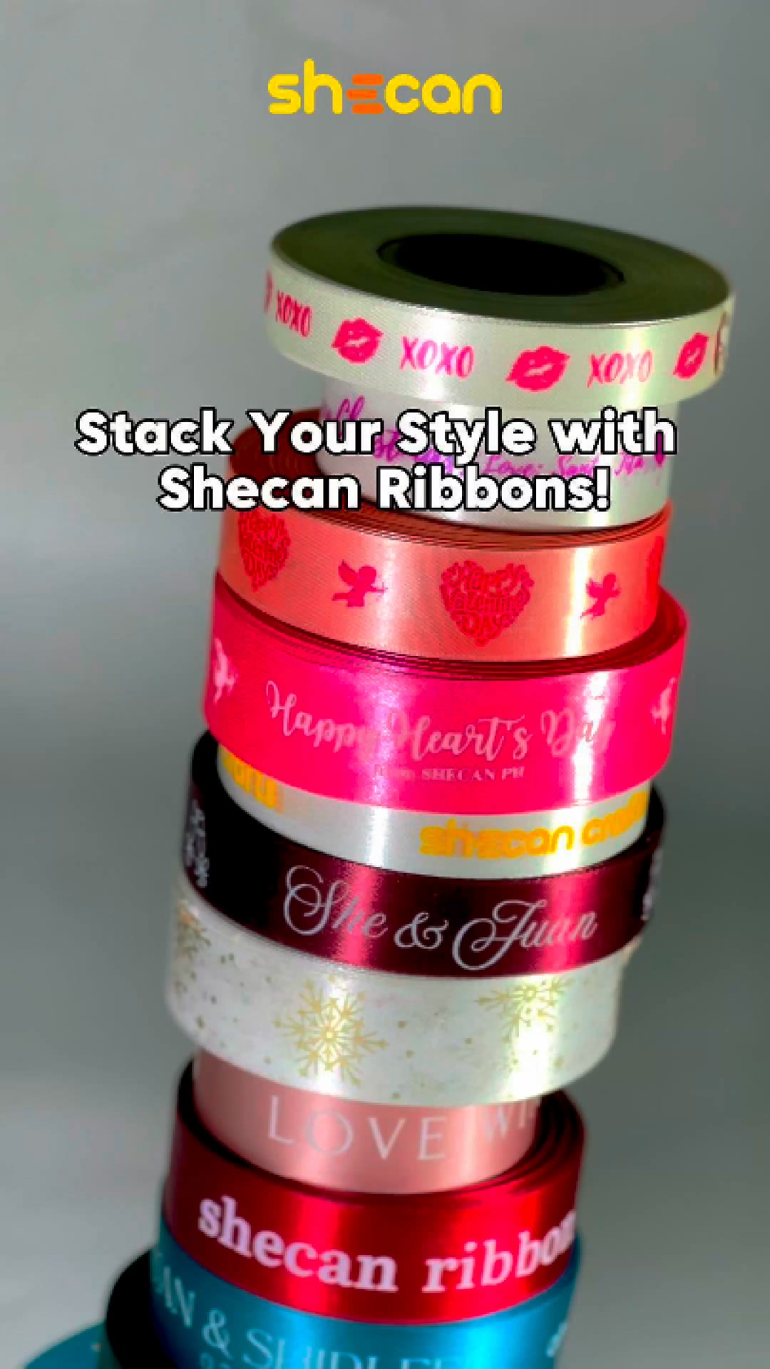 Perfectly stacked ribbons for every project! Available in sizes 15mm to ...