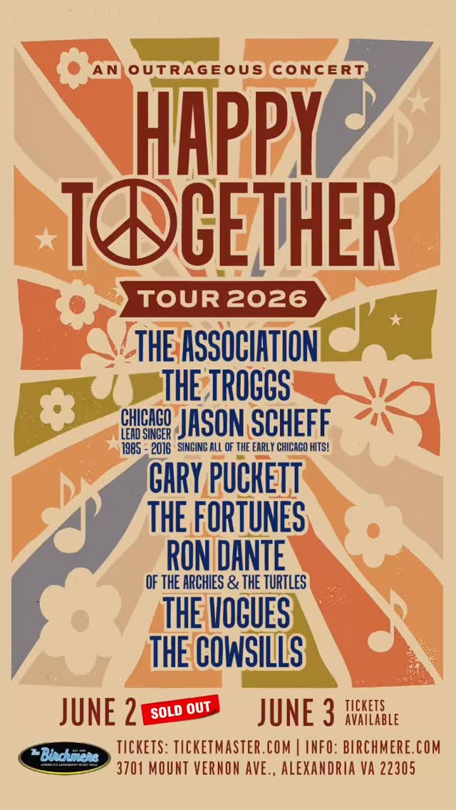 🎶 The Happy Together Tour 2026 is coming to The Birchmere
