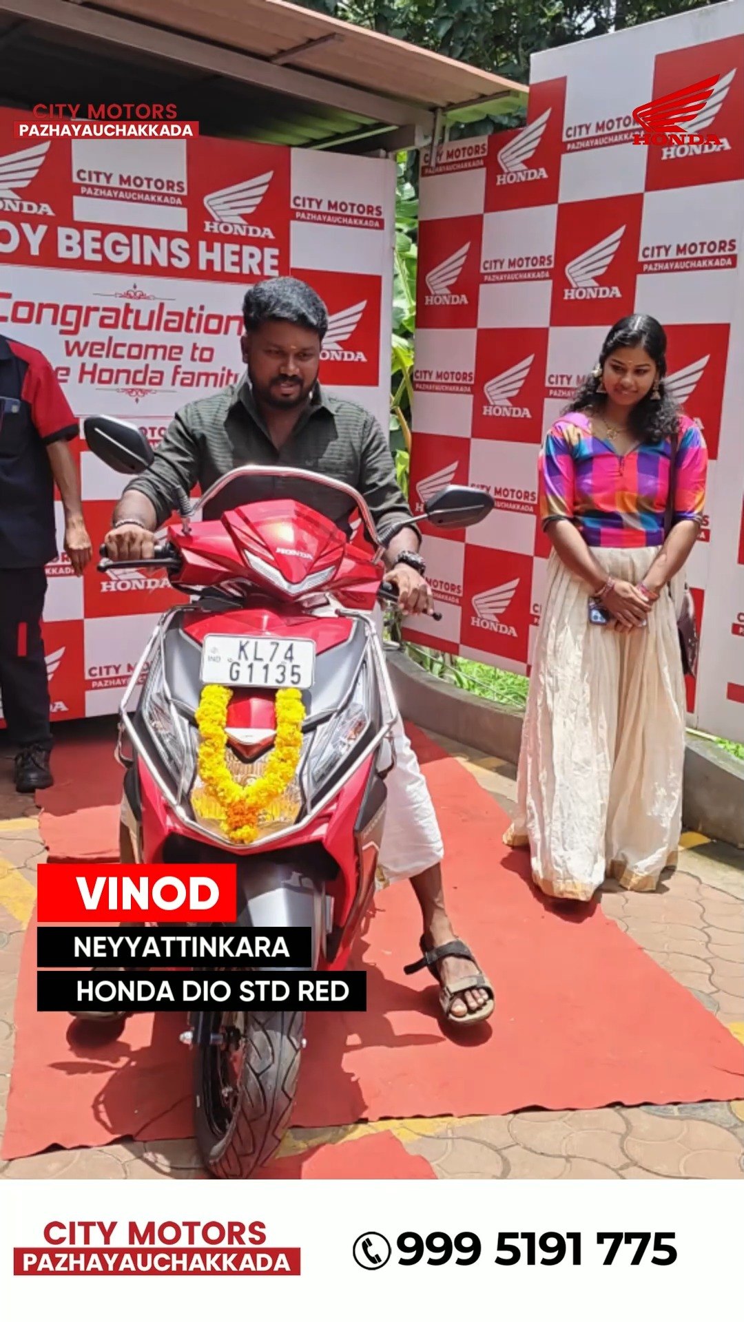 Celebrate this Onam season by bringing home your favorite Honda