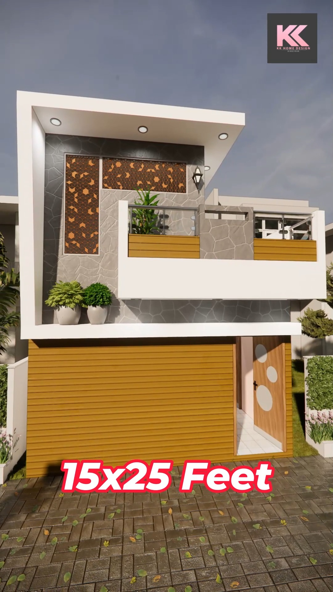 15x25 Feet Ghar Ka Naksha With Master Bedroom Tour #kkhomedesign # ...