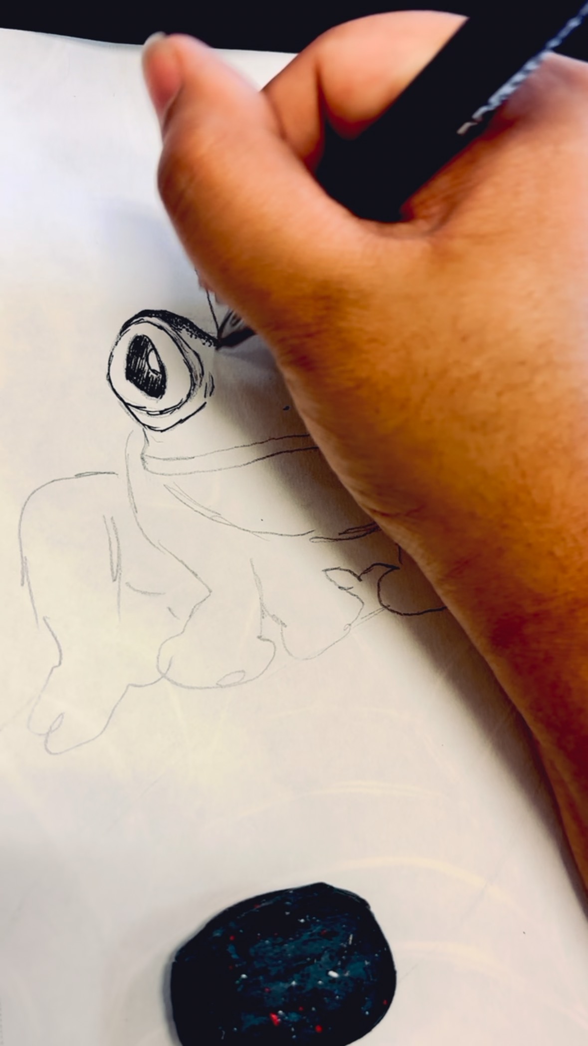 Happy inktober! Art is all about the process! It’s so easy especially ...