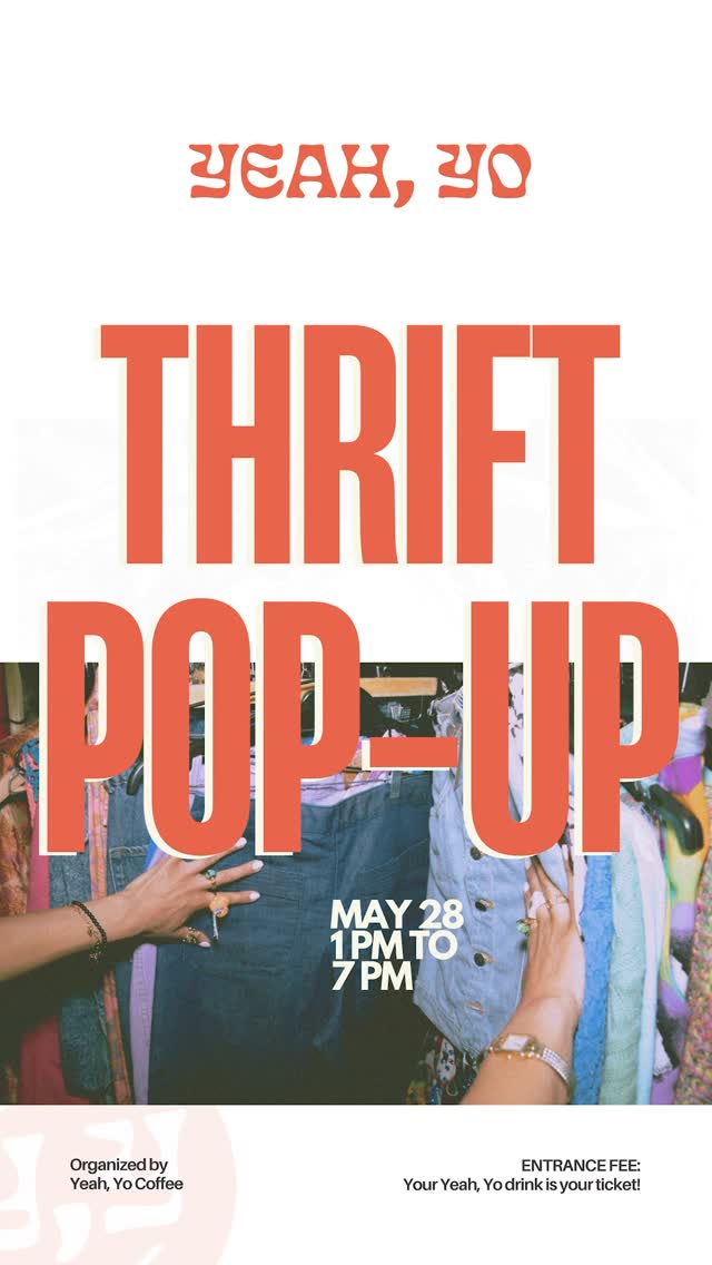 Pop-up? YES PLEASE! Kitakits sa May 28 1pm to 7pm. 🧡☕️ One Yeah, Yo ...