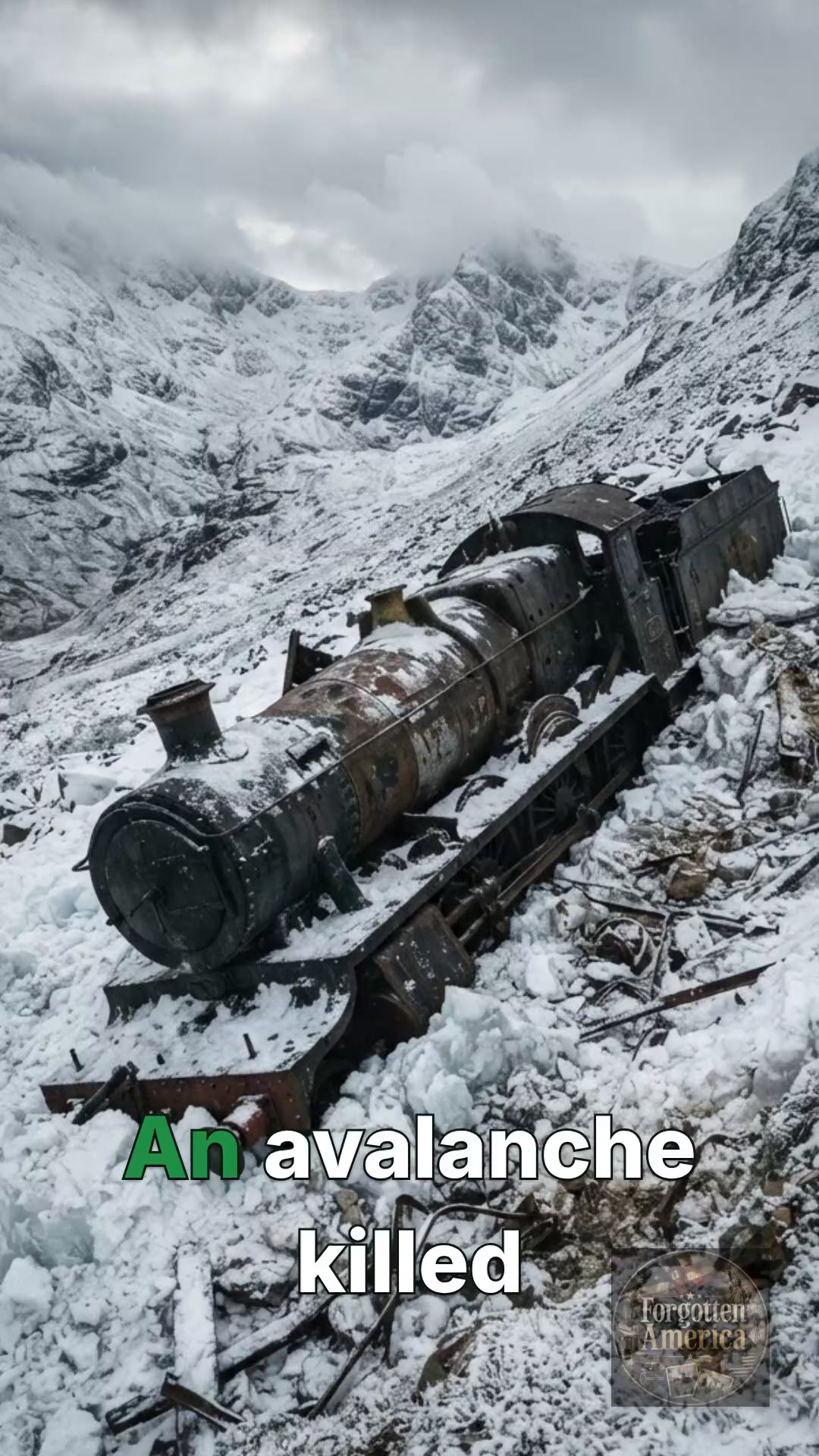 An avalanche killed 96 people, and it forced an entire railway to