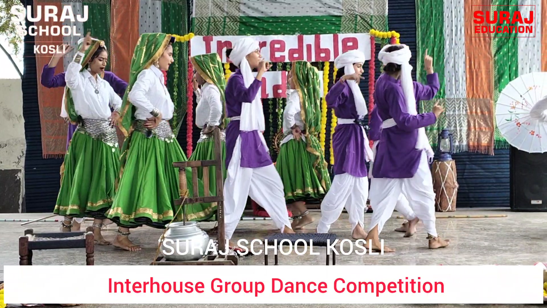 #004 Inter House Group Dance Competition #SurajSchoolKosli #Surajians ...
