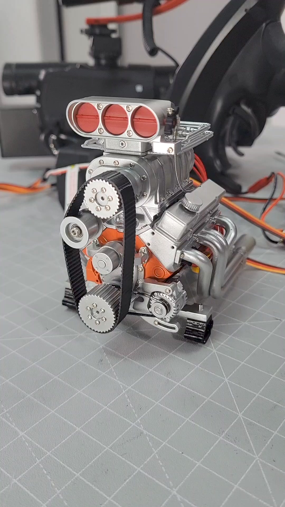 1/10 RC DDW OHV V8 H FI FDエンジン DDW H 1/10 V8 FDエンジン FI RC OHV