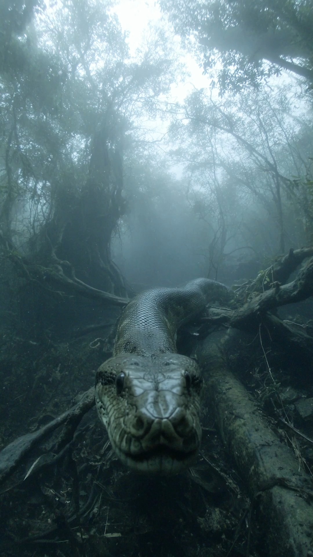 GoPro Captures Massive Snake Emerging from Jungle Swamp in Brazil # ...