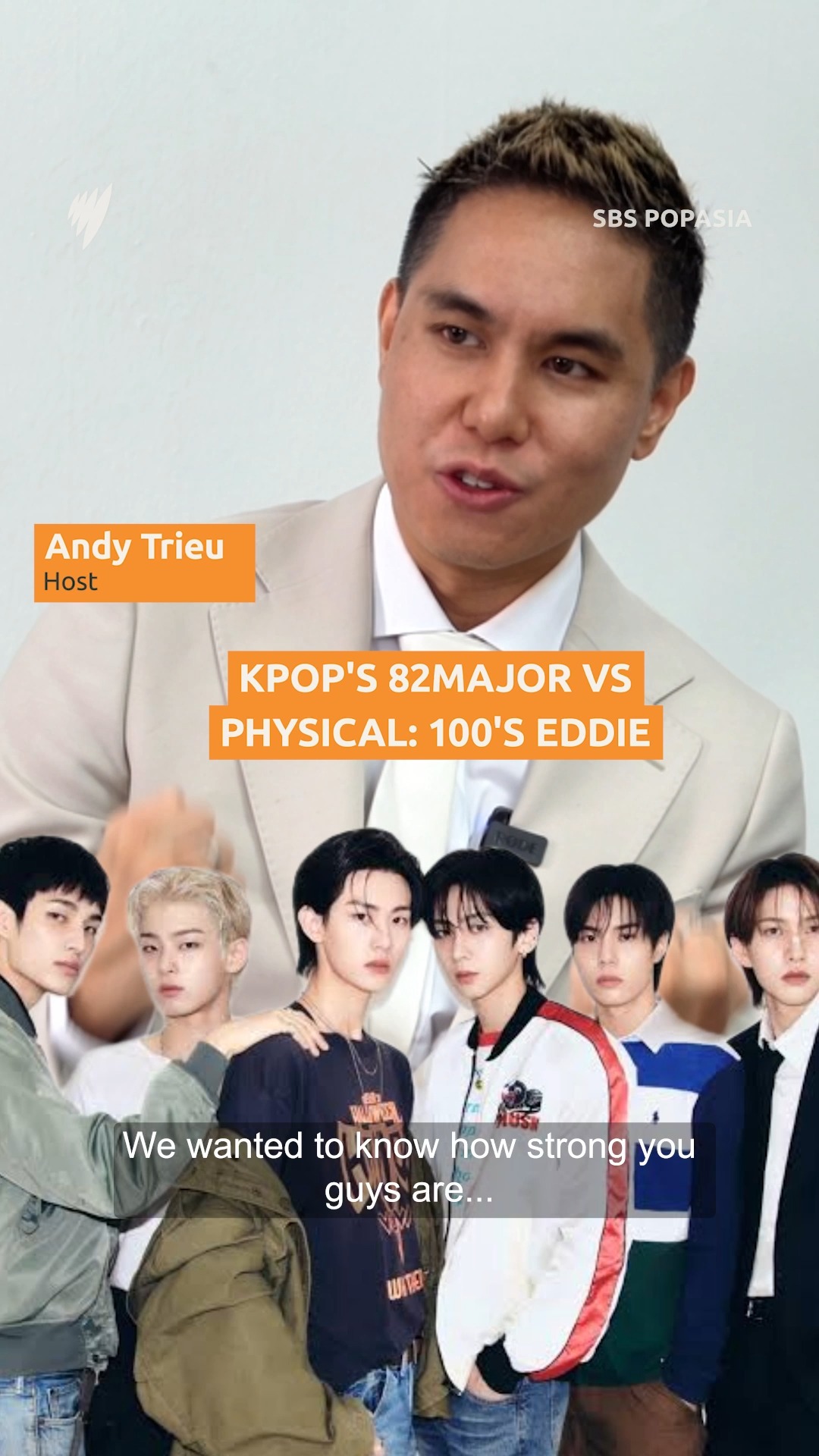 Eddie Williams from Physical: Asia vs K-pop stars 82MAJOR. Who