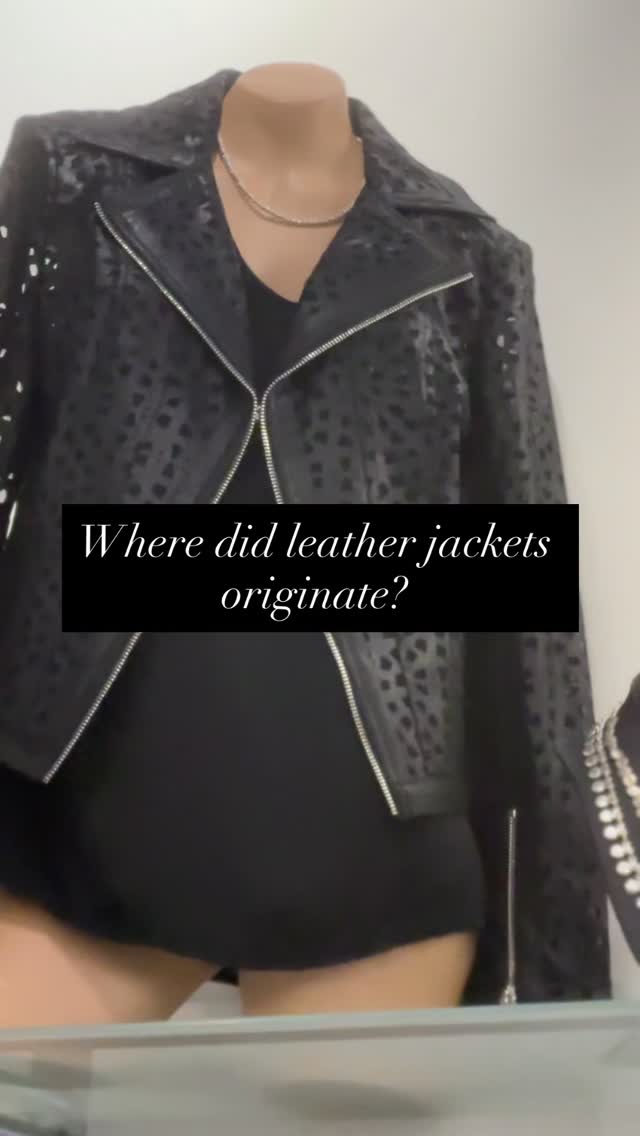 ジャケット・アウター Adition long arm leather jacket archive Ever wonder where the leather jacket came from? ✨EARLY 1900's