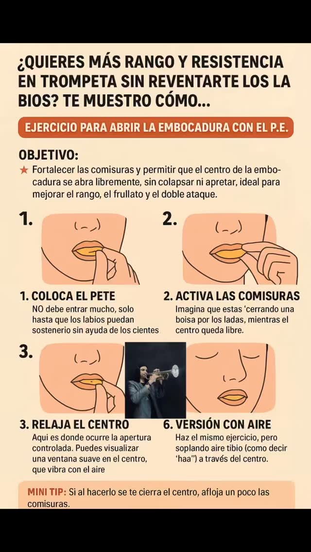 Como trabajar la apertura de la embocadura con el P.E.T.E. (Personal ...