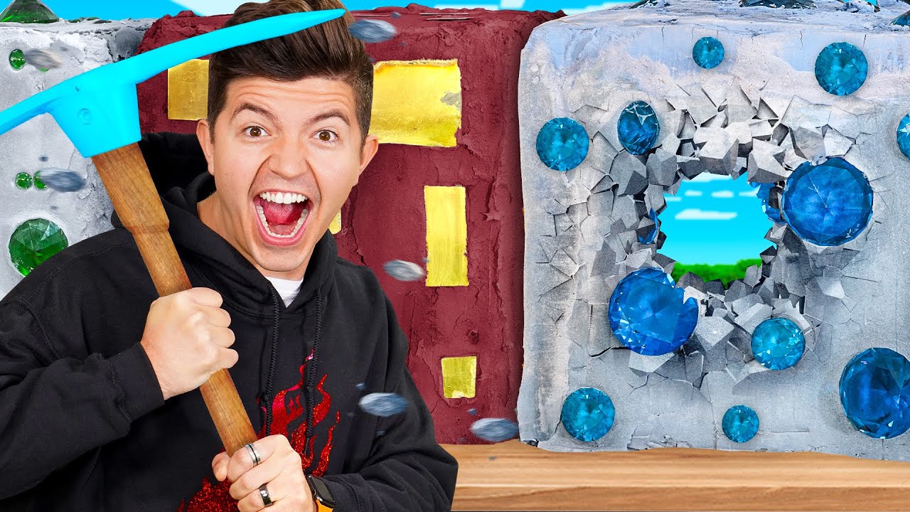 I Made Every ORE from Minecraft in Real Life! | Preston Tv