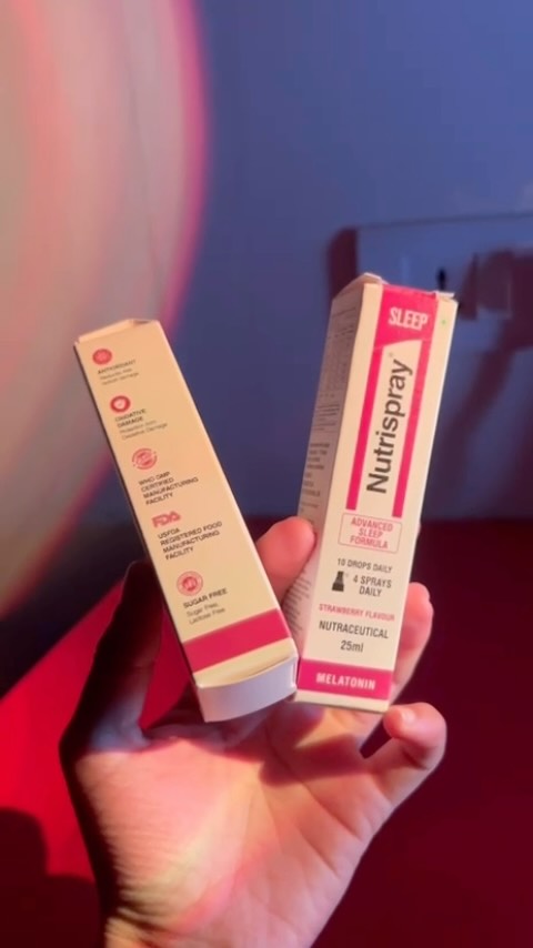 Rest your mind and body with a sleep that you deserve with Nutrispray Sleep : Melatonin Mouthspray , #nutrispray #sleep #melatonin | Nutrispray India