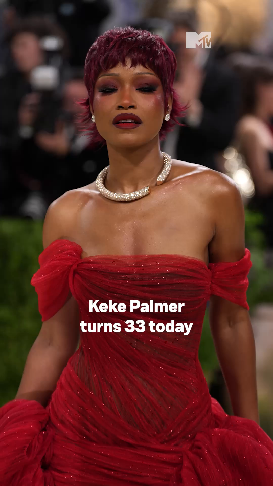 keke palmer birthday dress Happy to the incredible and gorgeous 🎉💖, #MTVCeleb #KekePalmer | MTV Australia Color:All Black instagram trends Azazie Ayla