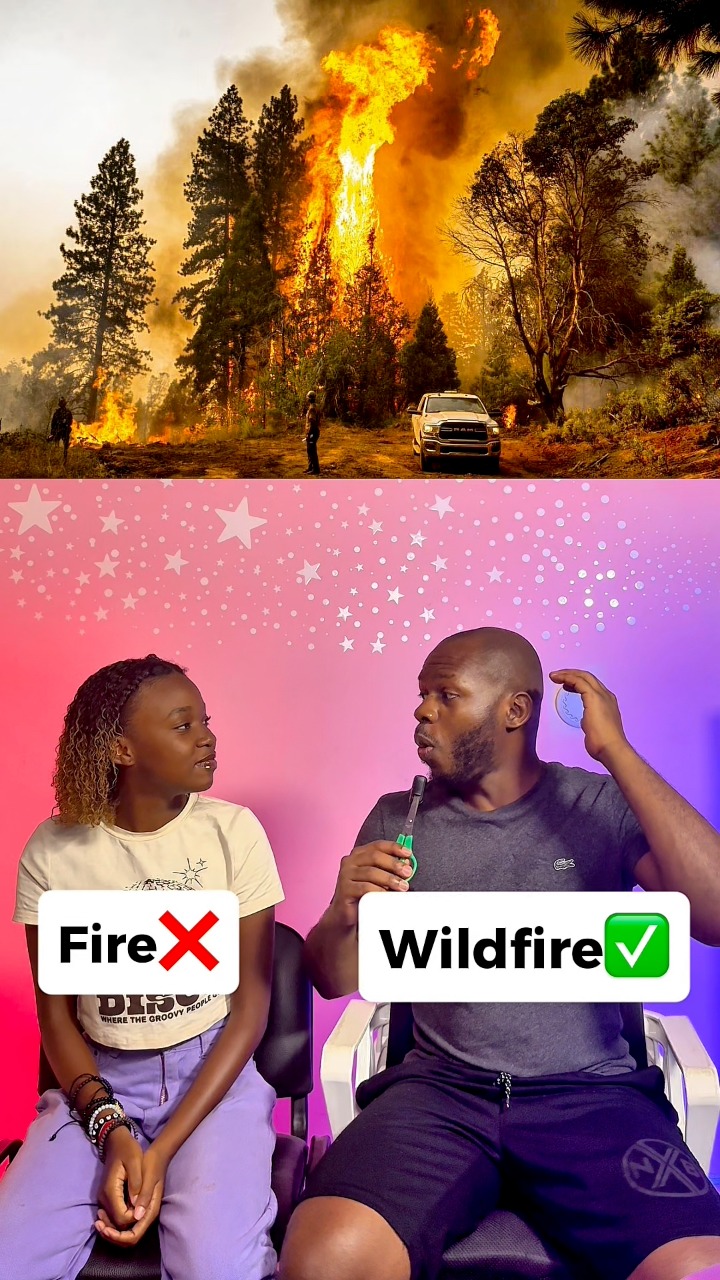 PRES - Types of fire 🔥🇺🇸in English #English... | Facebook