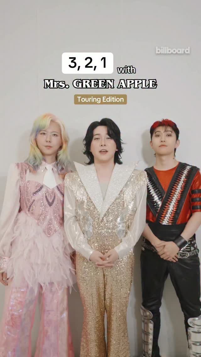 What's it like to tour with Mrs. GREEN APPLE? 🍏🎤 The Japanese