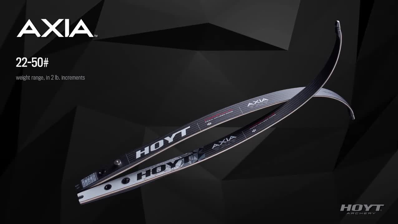 HOYT AXIA RECURVE LIMBS - Built with materials new to archery 