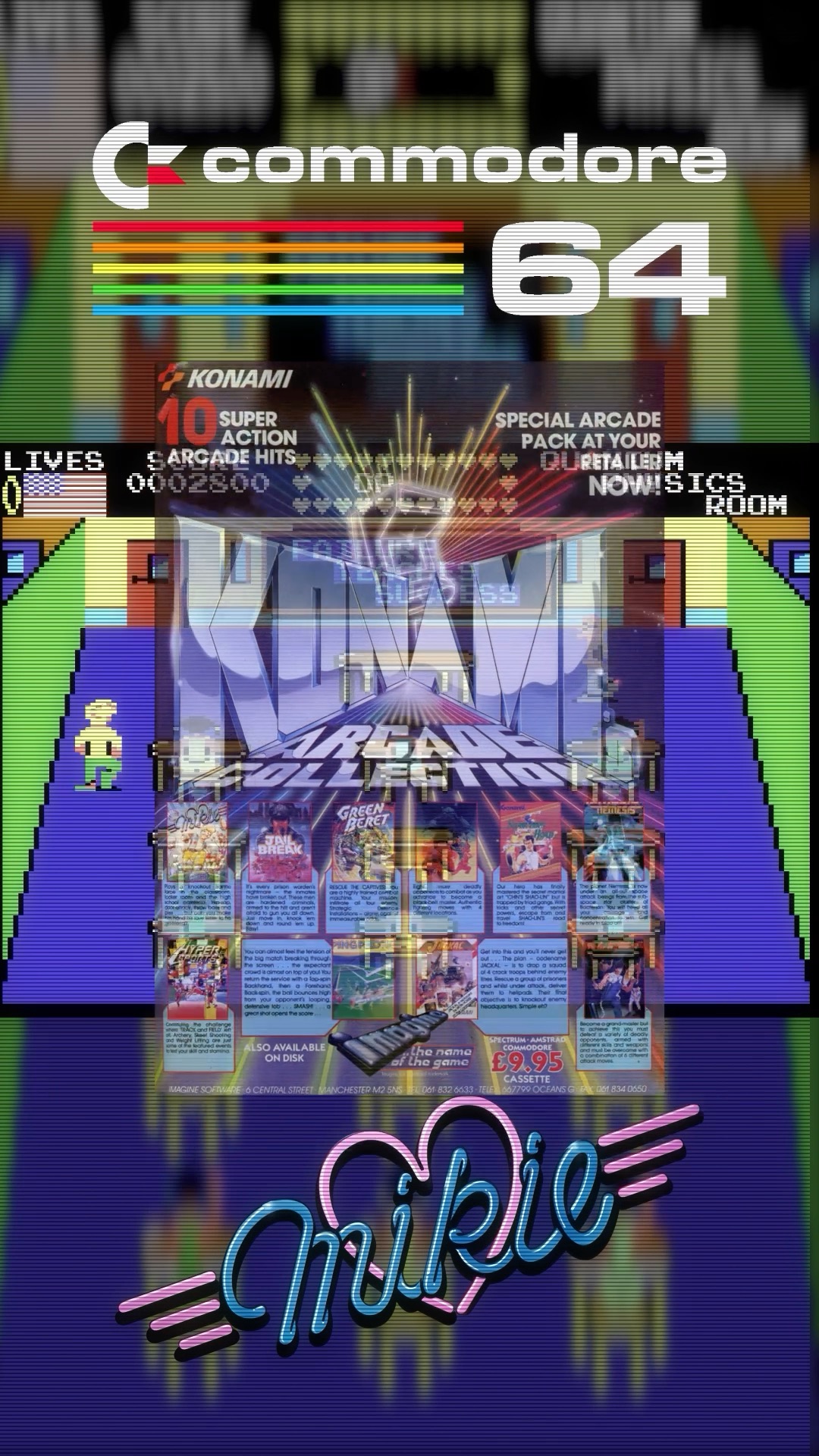 For less than 10 English pounds, this Konami Arcade Collection was