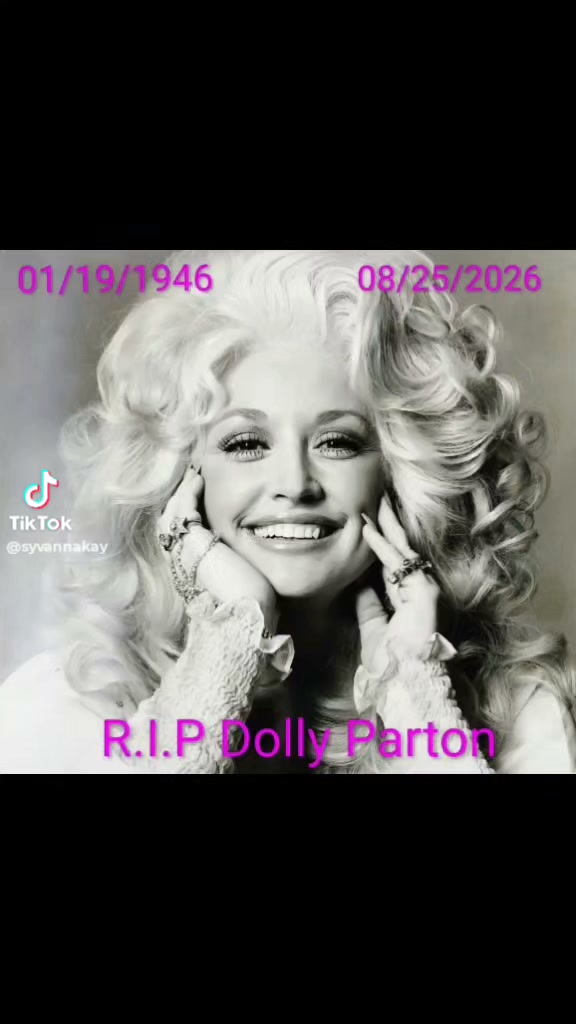 Rest In Peace, Dolly. I just got word that Dolly Parton has passed