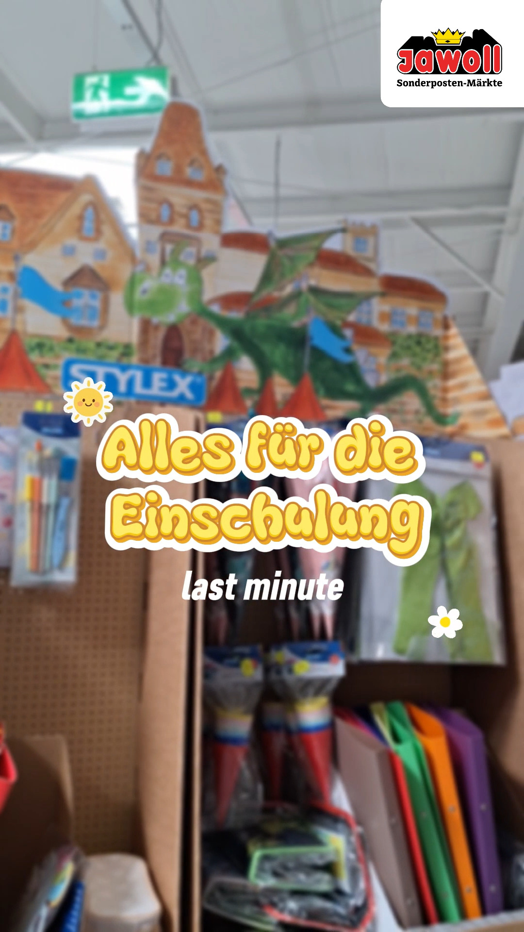 🎒 Alles bereit für die Einschulung?, Falls noch das ein oder andere fehlt: Bei Jawoll findest du Schultüten, Schulbedarf, Geschenke für die Schultüte und passende Deko für die Einschulungsparty. ✏️🎁🎈,