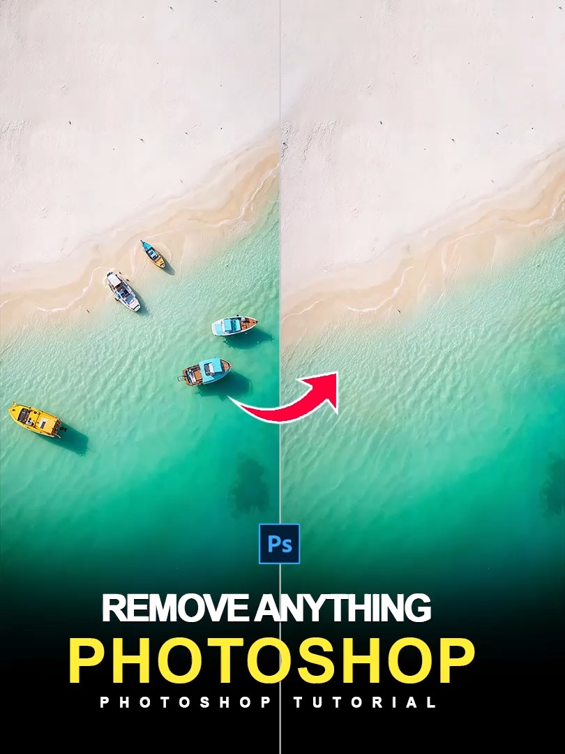 Remove Anything Using Photoshop Remove Tool | Photoshop Tricks and Tips ...