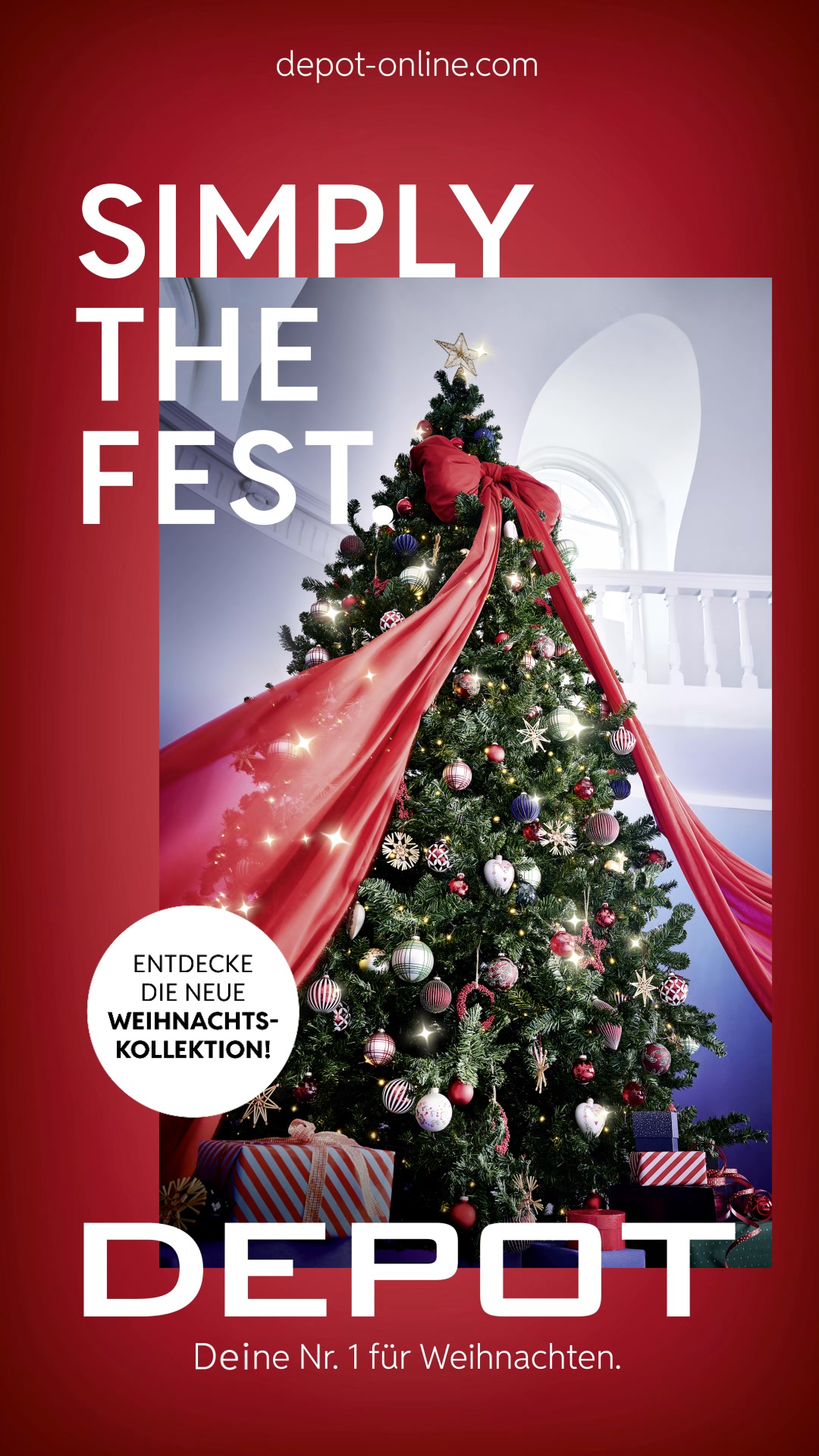 Simply the Fest bei DEPOT 🎄 , Entdeckt jetzt die neuen Weihnachtsdeko-Schätze bei DEPOT und verwandelt euer Zuhause in ein Winterwunderland! ❄️🎅 , Von funkelnden Lichtern bis zu festlichen Akzenten –