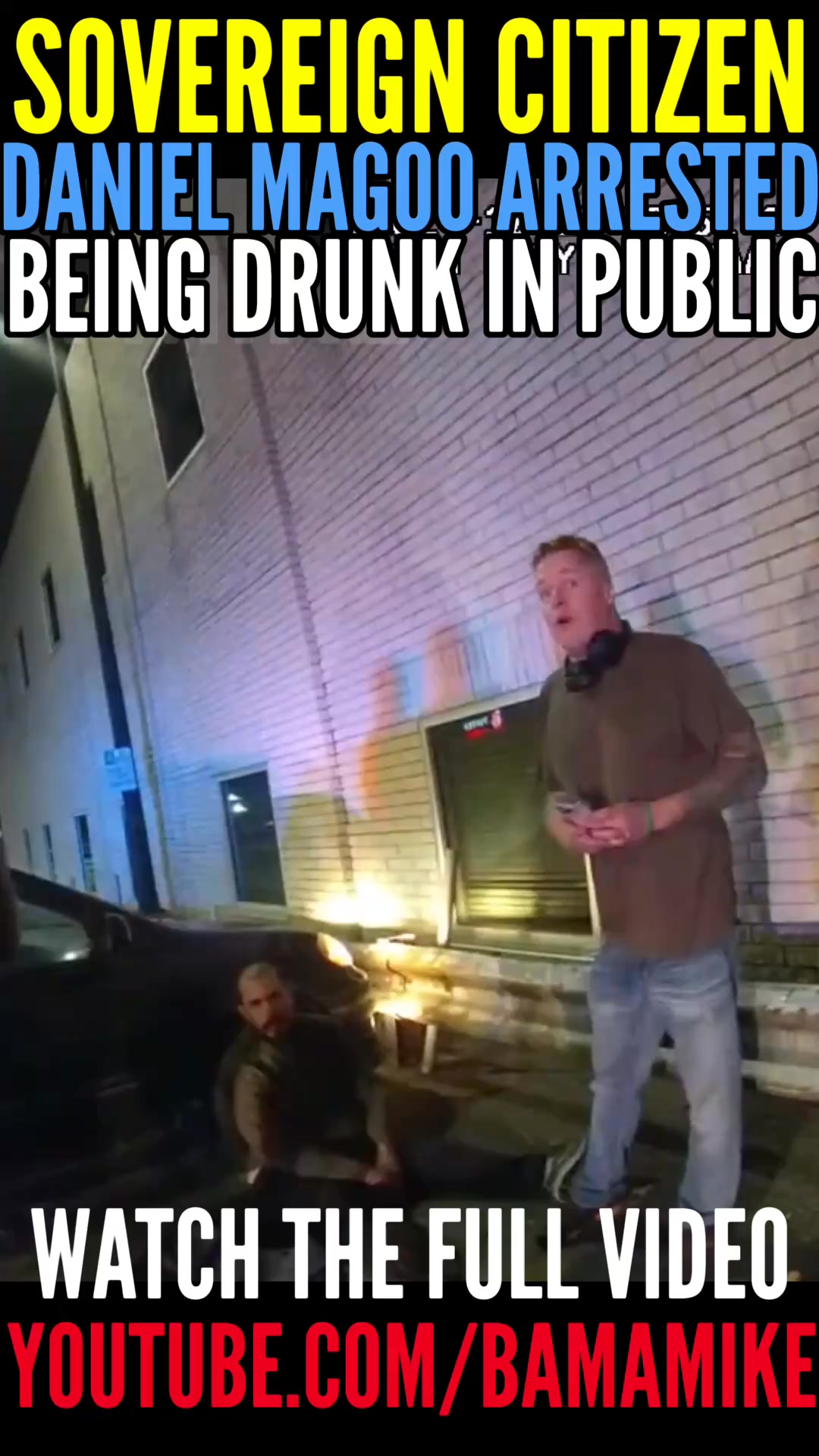 Known Sovereign Citizen Daniel Magoo Gets arrested while being drunk in ...