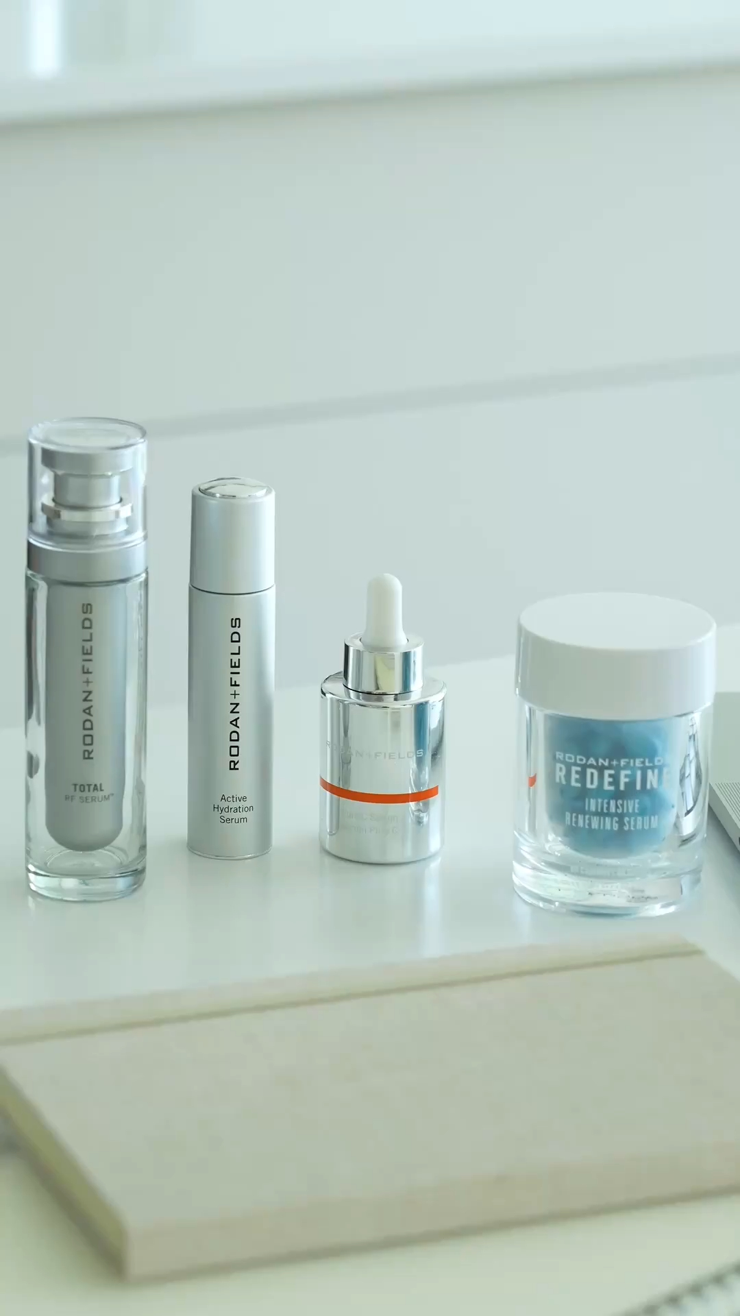Your summer skincare lineup, simplified ☀️ ✔️ Total RF Serum