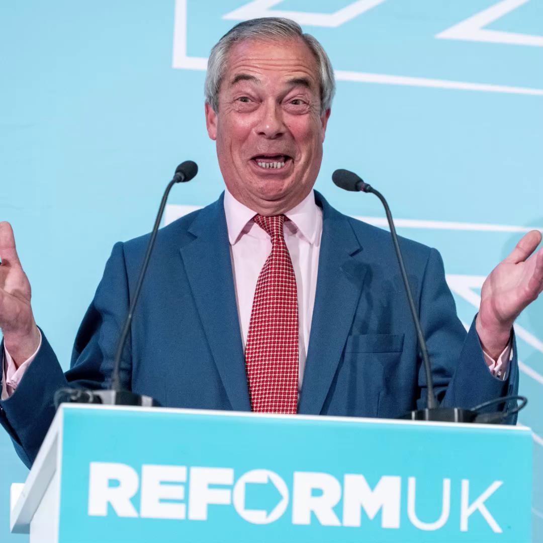 Reform leader Nigel Farage is gaining momentum 👀 #nigelfarage # ...