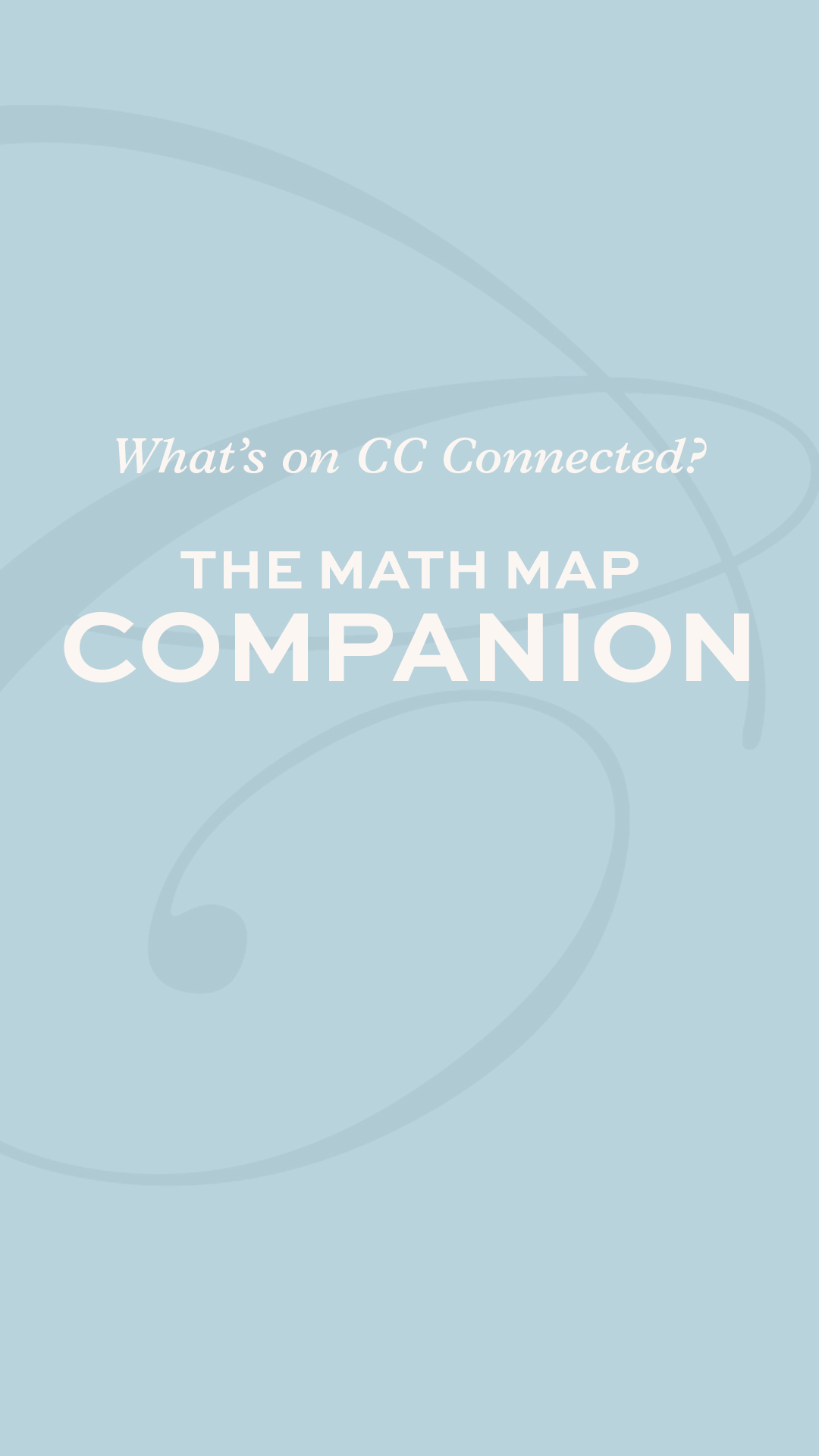 CC Connected Highlight: The Math Map! You can find many amazing ...