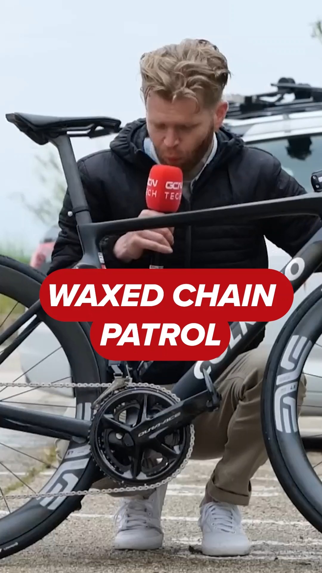 Waxed chain patrol 🫡 Ollie took a close look at João Almeida’s Colnago ...