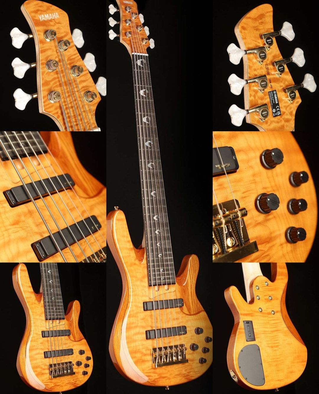 Yamaha TRB JP2 John Patitucci 6 String Bass Amber