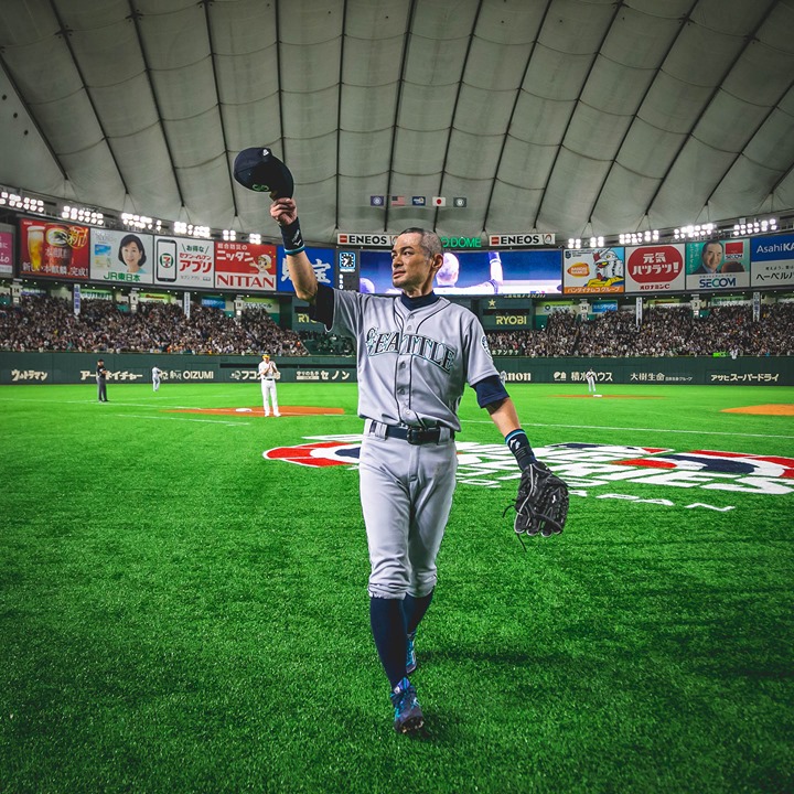 𝙼𝚊𝚛𝚌𝚑 𝟸𝟷, 𝟸𝟶𝟷𝟿 Ichiro plays the final game of his