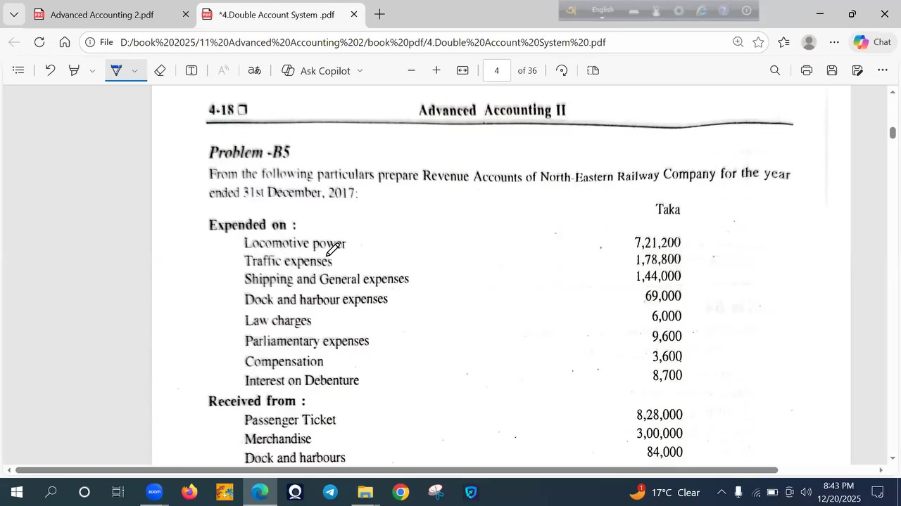 🔴 Advanced Accounting 2 💢 Chapter - Double Account (Class 9) ️ আরো ফ্রি ...