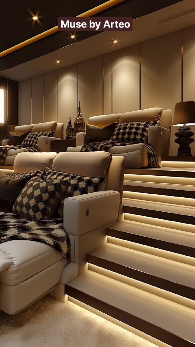 Luxury theatre for family time! A home theatre is more than just a ...