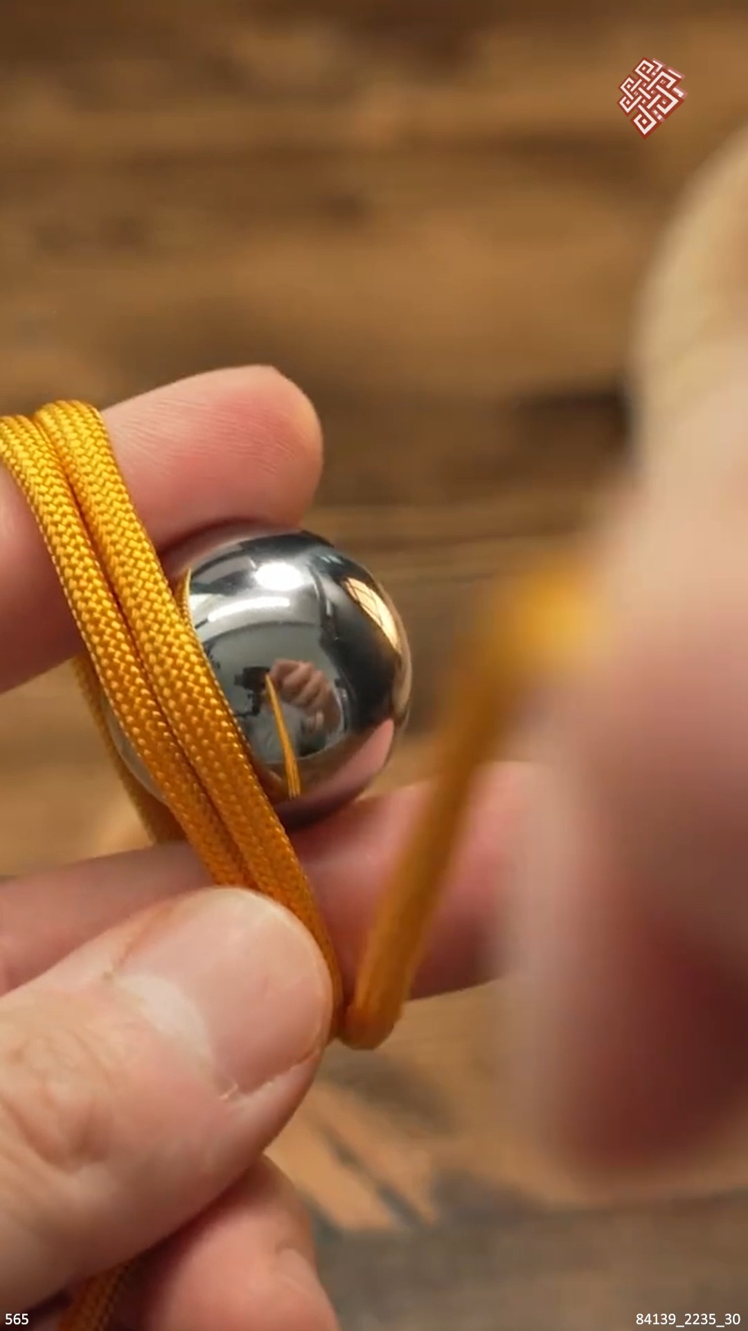Making a Heavy-Duty Steel Core Monkey's Fist Keychain