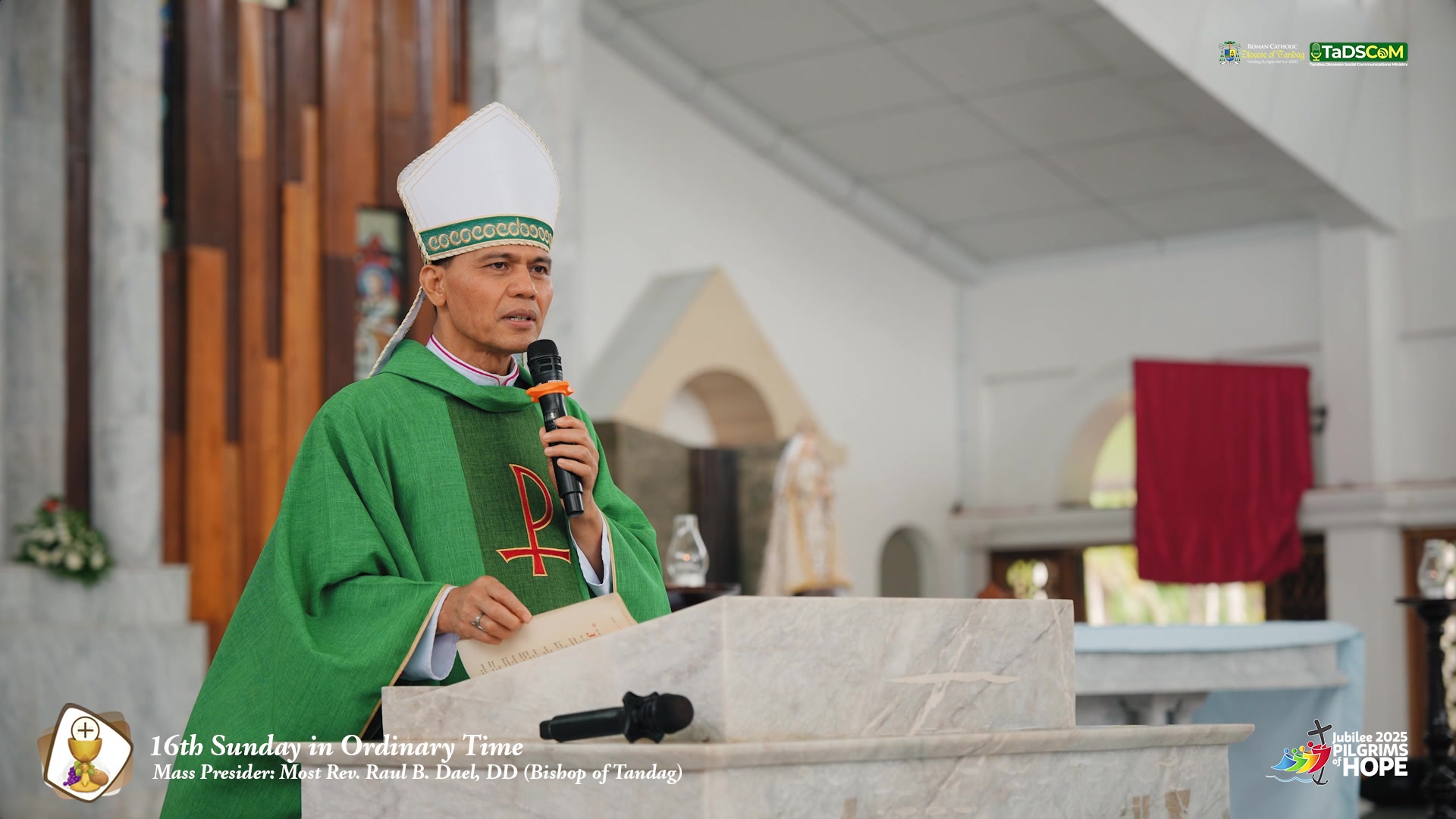 HOMILY | Eucharistic Celebration - 16th Sunday in Ordinary Time Mass ...