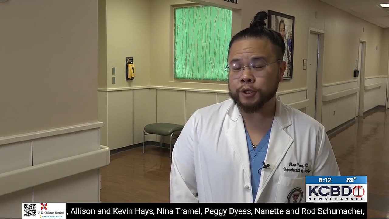 WATCH: Dr. Alan Pang explains how CMN dollars provide tools to help burn patients - call 806-747-KIDS (5437) to donate! | KCBD NewsChannel 11