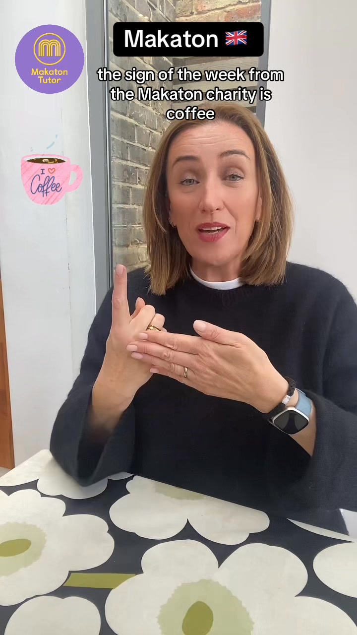 Can you sign COFFEE #makaton #sotw The Makaton Charity | Singing Hands ...