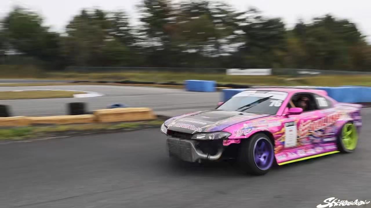 new video: practicing back in the main car - 3037 S13 in